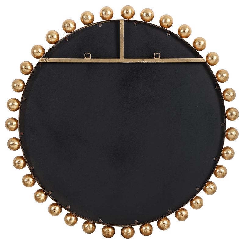 Suzie Metal Round Wall Mirror & Reviews | Joss & Main